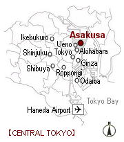 Tokyo Center Downtown Map