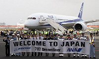 Star Alliance ANA Dreamliner at Haneda